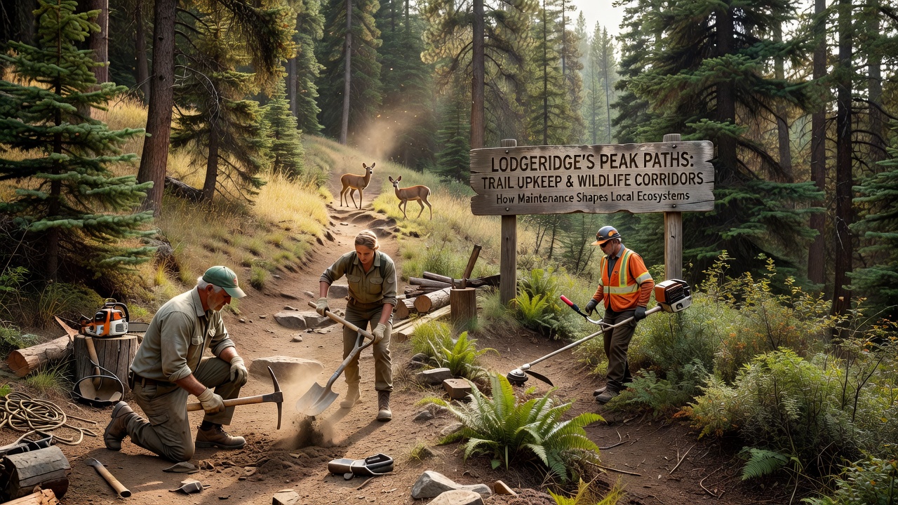 Behind the Scenes of Lodgeridge's Peak Paths: How Trail Upkeep Shapes Local Wildlife Corridors